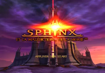 Sphinx and the Cursed Mummy screen shot title